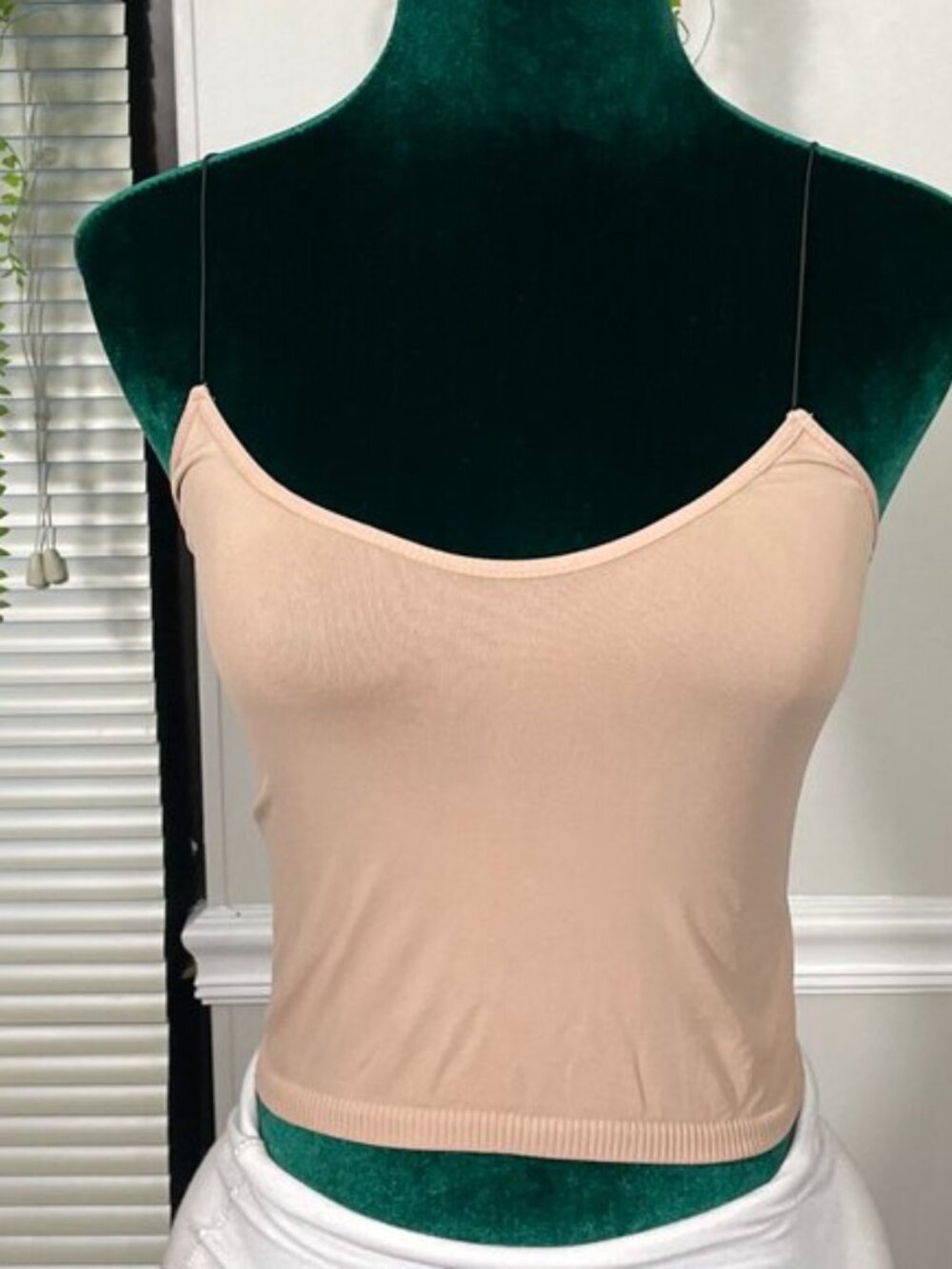 Free People | Ribbes V Neck Brami in Mocha